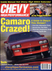 Chevy High Performance ? February 2004 cover