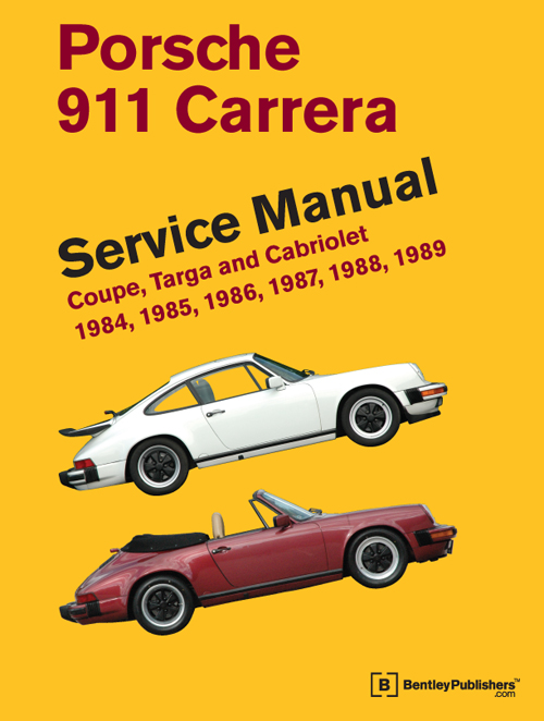 Porsche 911 Carrera Service Manual: 1984-1989 front cover