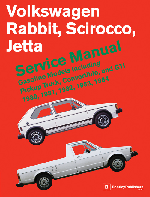 Volkswagen Rabbit, Scirocco, Jetta Service Manual: 1980-1984 front cover